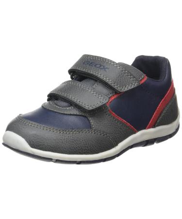 Geox Boy's B Heira Sneakers 3.5 UK Child Dk Grey Blue