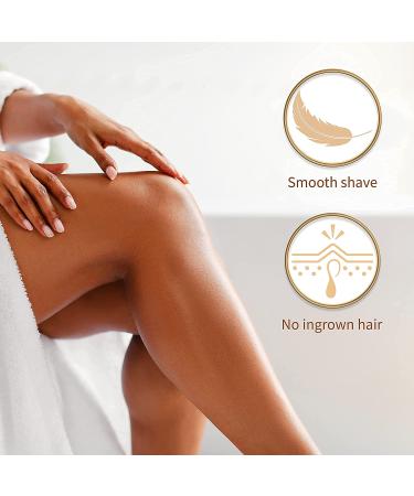 Bambaw Synthetic Shaving Brush Rose Gold - Vegan Brush for Razor Bumps, Ingrown Hair & Razor Burn Treatment - Buy Online on GoSupps.com