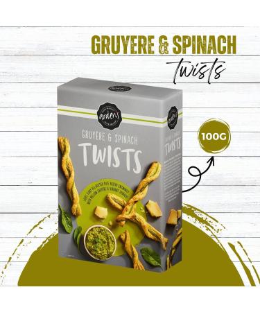 Ardens Twists Pick N Mix - Create Custom Box Combo with 3 Flovours Twists - Gruyere & Spinach Tomato & Basil Cheddar Cheese - Pack of 3 - Buy Online on GoSupps.com