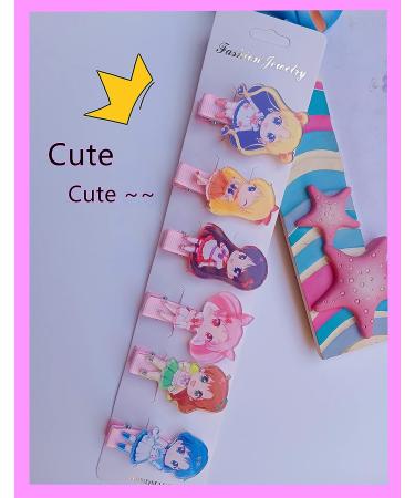 Kerr's Choice Cute Moon Hair Clips - 6 pc Anime Moon Hair Accessories for Girls and Women - Buy Online on GoSupps.com