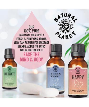 Natural Planet Jasmin Essential Oil Happy Blend 15ML - Uplifting Aromatherapy - Buy Online on GoSupps.com