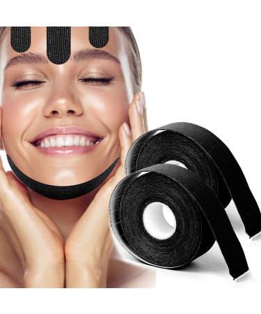 Akissos Face Tape Forehead Wrinkle Patches - Anti Lip Wrinkle Straw - Nose Lift - Facial Tape for Wrinkles - Eyes Neck Lips Wrinkle Reducer - Face Lift - Skin Lifting Tape - Face Shaper - 2.5cm*5m