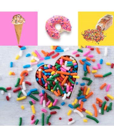 Chefs Select Rainbow Sprinkles Jimmies 14oz | Gluten Free | Value Size - Buy Online on GoSupps.com
