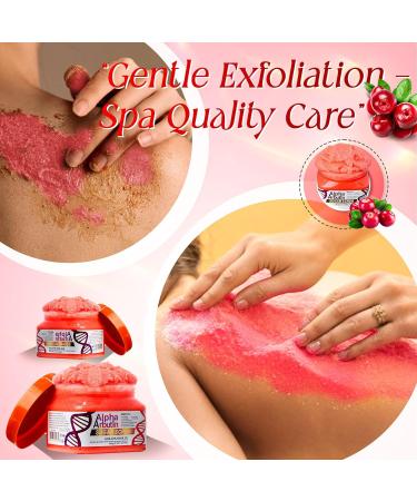 Dr Meinaier Alpha Arbutin Sugar Body Scrub AHA + BHA Anti-Acne Anti-Wrinkle Nourishing and Moisturizing Formula 18 Oz (1) - Buy Online on GoSupps.com