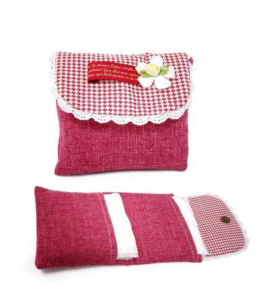 Honbay Sanitary Napkin Storage Bag Tampon Pouch Nursing Pad Holder Bag Coin Bag Cash Bag
