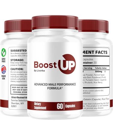 (2 Pack) Boost Up Advanced Formula Supplement for Men Advanced Formula 120 Capsules - Buy Online on GoSupps.com