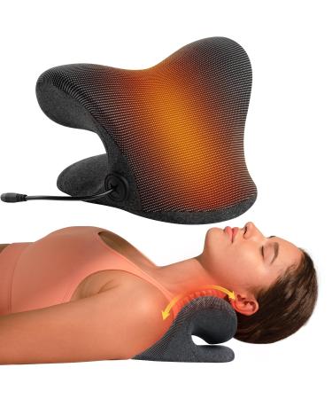 Heated neck stretcher for pain relief immtree cervical traction device with carbon fiber heater and magnetic therapy case neck and shoulder relaxation support for
