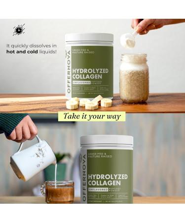 Offernova Collagen & Hyaluronic Acid Bundle Hydrolyzed Collagen Powder + Hydrating Hyaluronic Acid Serum for Radiant Skin Strong Hair & Joints Anti-Aging & Beauty Duo - Buy Online on GoSupps.com