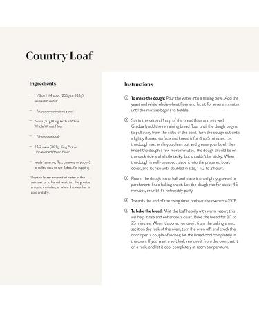 King Arthur Organic White Whole Wheat Flour - 100% Whole Grain, Non-GMO, 5lb Pack - Buy Online on GoSupps.com