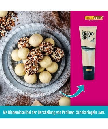 Decocino Glucose Syrup 100g - Ready-to-Use Vegan Sugar Mass for Chocolates Truffles Candies & Glazes - International Shipping Available - Buy Online on GoSupps.com