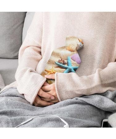 Buy Shells Starfish Hot Water Bottle with Plush Cover - Ideal Hand Warmer for Adults & Children | 26.5x15.3cm - International Shipping Available - Buy Online on GoSupps.com