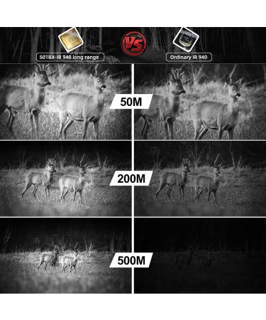 DARKBEAM Infrared 940nm Night Vision Scope Light - Long Range LED IR Flashlight for Hunting & Observation - Rechargeable Portable Tactical Illuminator Kit - Buy Online on GoSupps.com