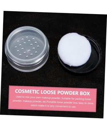 Healvian 4 Sets Powder Box Makeup Powder Puff Powder Puff Foundation Makeup Puff Case Cosmetic Powder Jar - Buy Online on GoSupps.com