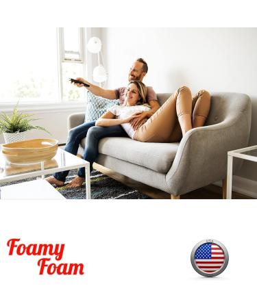 High Density Upholstery Foam Cushion Replacement - 2x24x72 (1 Pack) - Buy Online on GoSupps.com