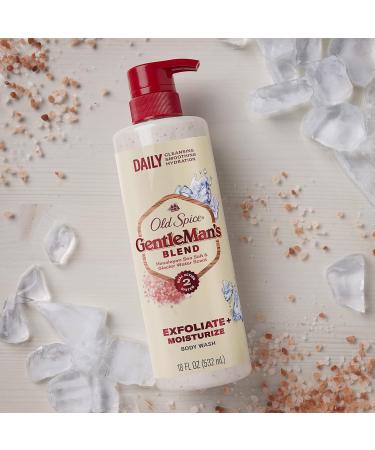Old Spice Gentleman's Blend Exfoliating Body Wash Himalayan Sea Salt 18oz - Pack of 4 - Buy Online on GoSupps.com