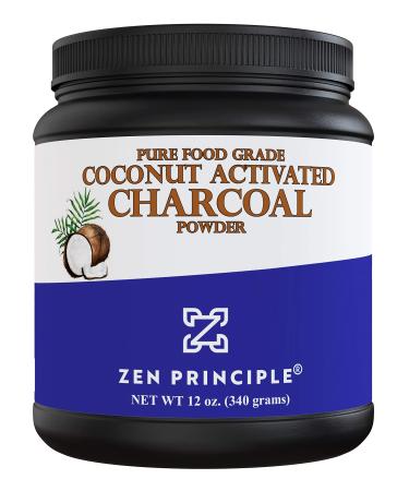 Large 12 Oz. Coconut Activated Charcoal Powder. Whitens Teeth Rejuvenates Skin and Hair Detox and Helps Digestion. Treats Accidental Poisoning Bug Bites and Wounds. USA-Owned Producers Free Scoop 12 Ounce (Pack of 1)