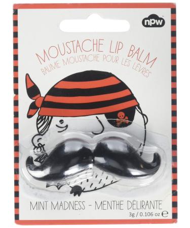 Black Mint Madness Mustache Lip Balm!