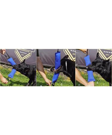 Dingo Gear Cotton Nylon Bite Sausage for Dog Training - IGP IPO Obedience Protection - 45x8cm with 2 Handles - Black S00076 - Buy Online on GoSupps.com