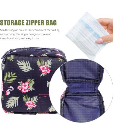 FOMIYES Tampon Bag 2pcs | Portable Sanitary Napkin Storage Bags for Women and Teen Girls - Buy Online on GoSupps.com