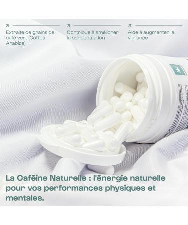 Natural Caffeine | Powerful Booster Record Concentration 95% Vegan Focus Aid Bodybuilding & Fitness | Nutrimuscle | 120 Capsules - Buy Online on GoSupps.com