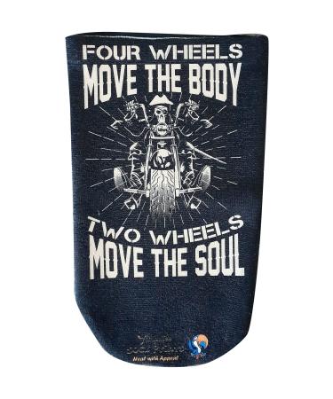 Heal with Appeal Amputee stump sock Two Wheels Move The Soul V1 sock 3Ply stump sock
