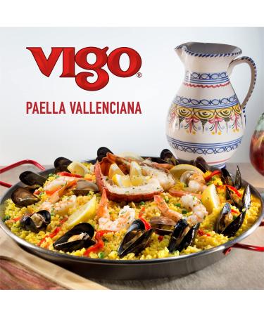 Vigo Authentic Paella Valenciana Yellow Rice & Seafood Dinner 19oz (Pack of 3) - Spanish Recipe - Buy Online on GoSupps.com