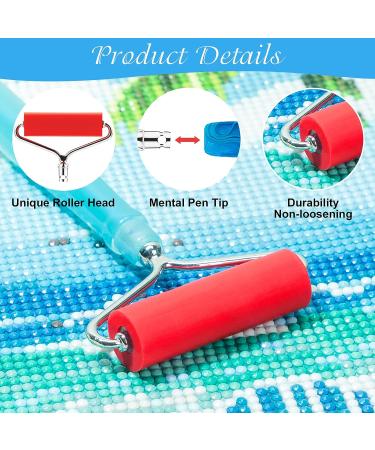 Sonsage Dark Blue Diamond Painting Resin Pen Set - 5D Ergonomic Roller Tools for Round & Square Drills - Buy Online on GoSupps.com