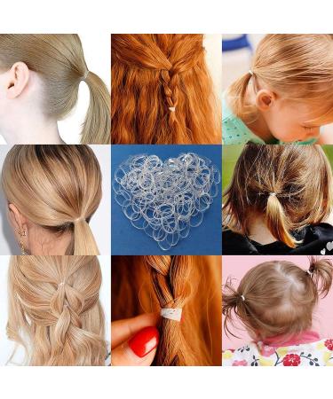 3000 Mini Elastic Hair Ties for Women & Girls | Small Rubber Bands for Daily Hairstyles | Convenient Storage Box - Buy Online on GoSupps.com