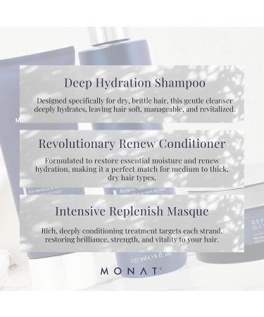 Renew Hydrating Hair Care System - Ultimate Shampoo Conditioner & Masque for Dry Brittle Hair | 8 oz 6 oz 5 oz - Shop Now - Buy Online on GoSupps.com