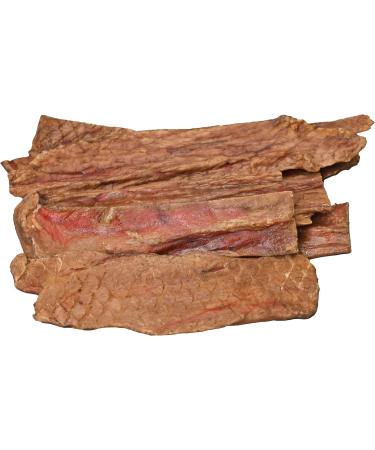 Buffalo Udder Jerky - 300 Grams - 100% All-Natural Single Ingredient Grass-Fed Free-Range Premium Buffalo Dog Treats - Air Dried Healthy Dog Chews - Buy Online on GoSupps.com