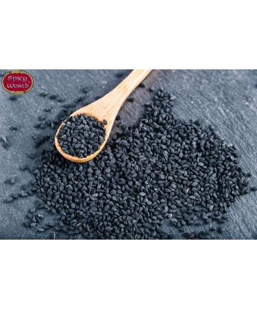 Spicy World Kalonji Seeds 7 oz - Whole Black Seed Nigella Sativa - Resealable Bag - Black Cumin - Premium Quality - 7 Ounce (Pack of 1) - Buy Online on GoSupps.com