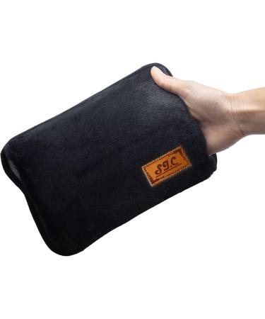 Electric Hot Water Bottle with Plush Lining - 500W Hand & Foot Warmer for Pain Relief | Ideal for Muscle Back & Menstrual Pain | Ed.Cl26n Black - Buy Online on GoSupps.com