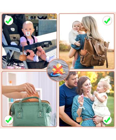 Orzbow 2Pcs Silicone Dummy Case Pacifier Holder Case w/Strap BPA-Free Soother Pod Baby Holder Case Panda Pacifier Holder Storage Box for 2 Dummies Lightweight and Easy Clean Dummy Box Chocolate 2 Pack - Buy Online on GoSupps.com