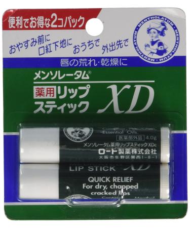 Rohto MENTHOLATUM LipCare Medicated Lip Cream XD 2pcs