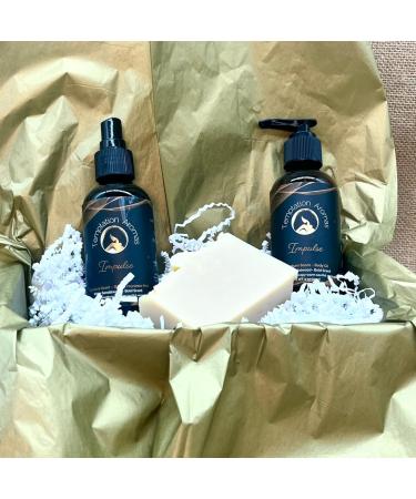 Temptation Aromas Warm Sandalwood 3 piece Fragrance Gift Set 4oz Body Oil - Buy Online on GoSupps.com