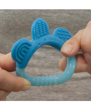 green sprouts Silicone Teethers (2 Pack) | Soothes Gums & Promotes Healthy Oral Development | Aqua Teething Toys - Buy Online on GoSupps.com