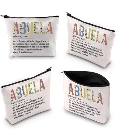 Best Abuela Ever Makeup Bag - Spanish Grandma Gift from Grandson Granddaughter | Family Abuela Gift - KUIYAI - Buy Online on GoSupps.com