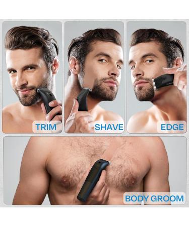 HUMMINGBIRD MK4 Hybrid Beard & Body Trimmer Waterproof Electric Razors for Men USB-C Rechargeable LED Display All-in-One Groomer & Pubic Hair Trimmer - Buy Online on GoSupps.com