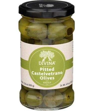 Divina Castelvetrano Pitted Olives, 4.9 Ounce