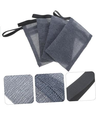 PLAFOPE 4pcs Soap Bag Soap Holder Baggies Mesh Bags Shampoo Bar Pouch Soap Bar Storage Soap Sleeve Nylon - Buy Online on GoSupps.com