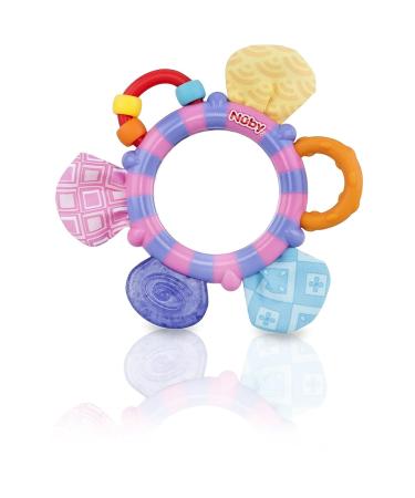 Nuby Look-at-Me Mirror Teether Toy - Colorful and Safe for Babies | CMV Variants Available - Buy Online on GoSupps.com