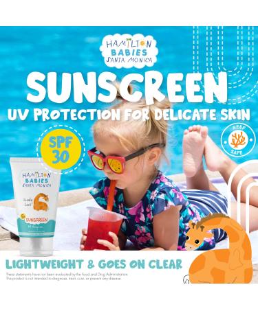 Lively Levi Baby Sunscreen 3.3 fl oz - SPF 30 with 15% Zinc Oxide | UV Protection, Hypoallergenic, Sulfate-Free, Phthalate-Free, Paraben-Free - Buy Online on GoSupps.com