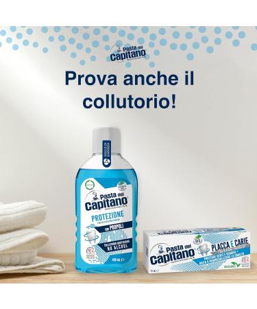 Pasta del Capitano Plaque and Caries Toothpaste 75 ml - Buy Online on GoSupps.com