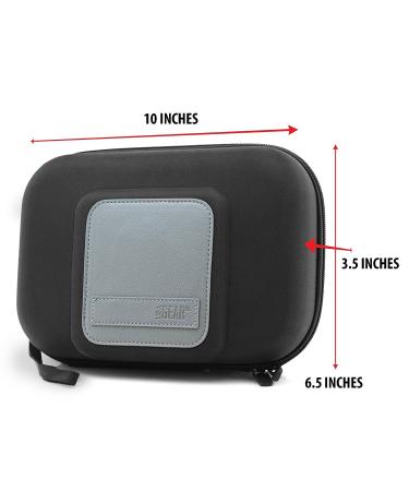 USA GEAR Hard Shell Cosmetic Travel Bag - Weather Resistant Organizer for Face Steamer, Gua Sha, Blackhead Remover, Masks & Beauty Products - Buy Online on GoSupps.com