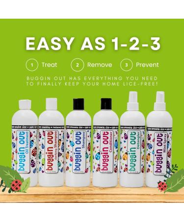 Buggin Out Clarifying Shampoo 16 oz | Deep Cleaning Detox for Lice & Hair Build-Up | Safe for Kids & Adults - Buy Online on GoSupps.com