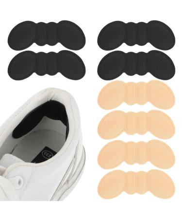 Sibba Heel Pads Shoes 4 Pairs Arch Support Insoles Self Sticky Cushion Non Slip Foot Pads Breathable Sole Grips Protectors Shock Absorbing Fit Sneakers High Heel (Multicolor)