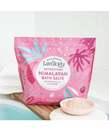 Himalayan Bath Salts by Lavology - 5kg Pack - All Natural Ingredients - Detoxify, Cleanse, Purify - Buy Online on GoSupps.com