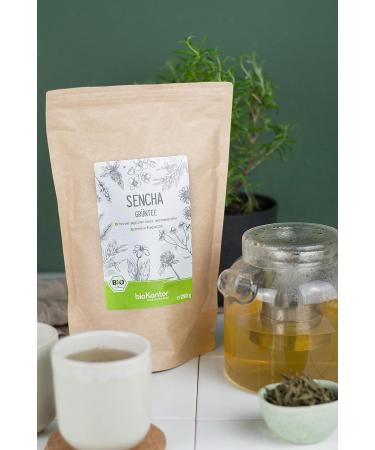 Organic Green Sencha Tea - 250g Loose Leaf | Aromatic & 100% Natural | BioKontor - Buy Online on GoSupps.com