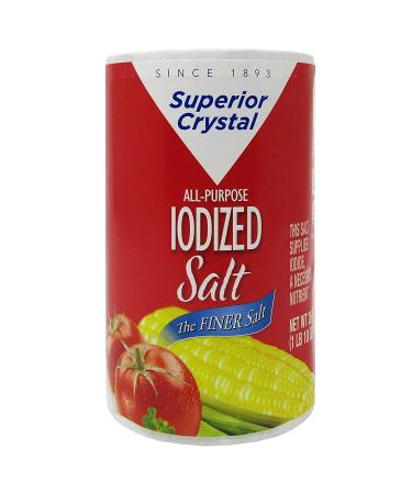 Salt Superior Crystal Iodised Salt 26oz 3 Pack - Finely Refined Quality - Buy Online on GoSupps.com