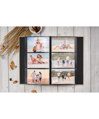 Potricher Beige Linen Photo Album - 300 Pockets for 4x6 Photos, Ideal for Family, Wedding, Anniversary & Baby Memories - Buy Online on GoSupps.com